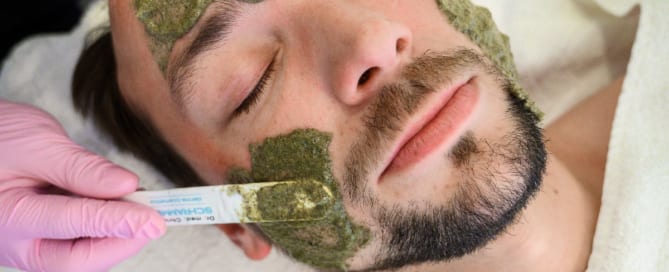 Green Peel beim Mann